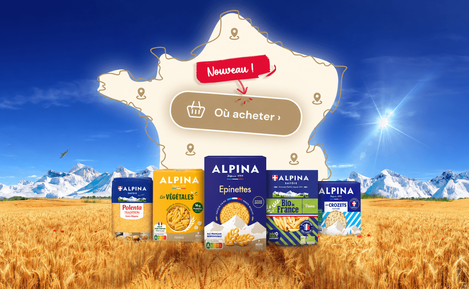 Nouveau !Découvrez où acheter nos produits !